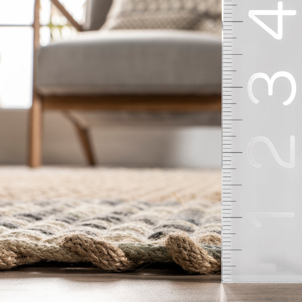 Nuloom Jada Casual Jute Tassel Area Rug Natural