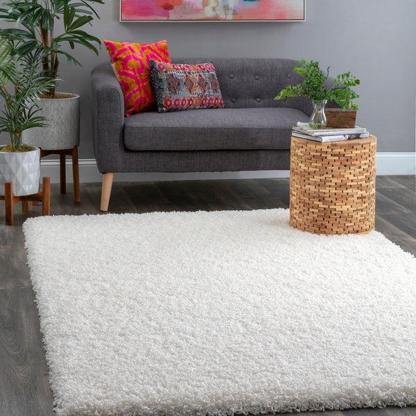 Nuloom Janine Plush Shag Area Rug Gray