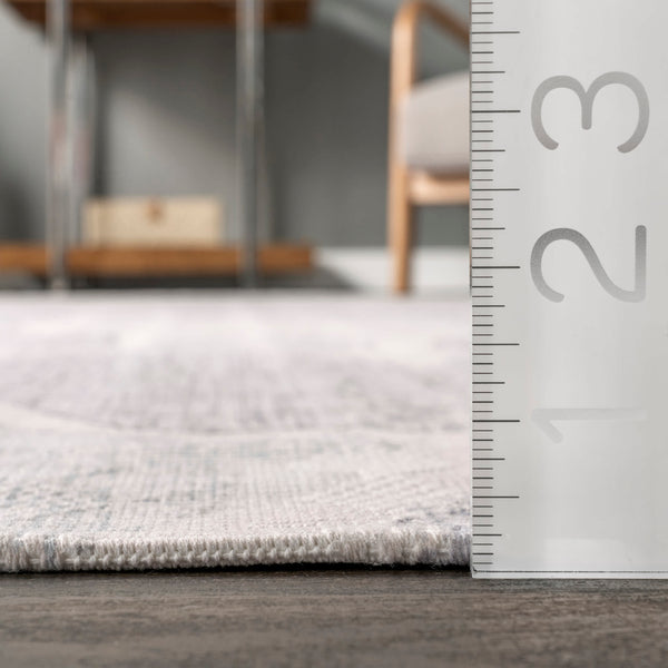 Nuloom Jenna Washable Pebble Area Rug Beige