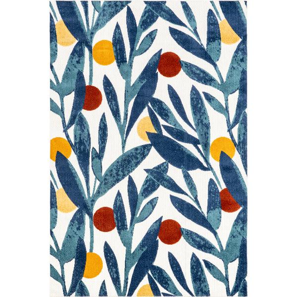 nuloom Jenny Floral Indoor/Outdoor Area Rug Blue