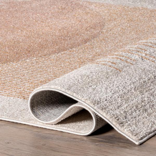 Nuloom Jobelle Modern Sunray Area Rug Rust