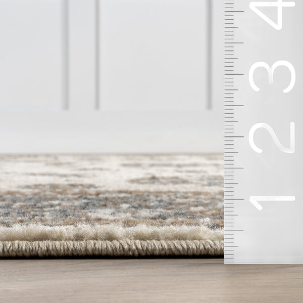 Nuloom Jolie Traditional Medallion Area Rug Beige