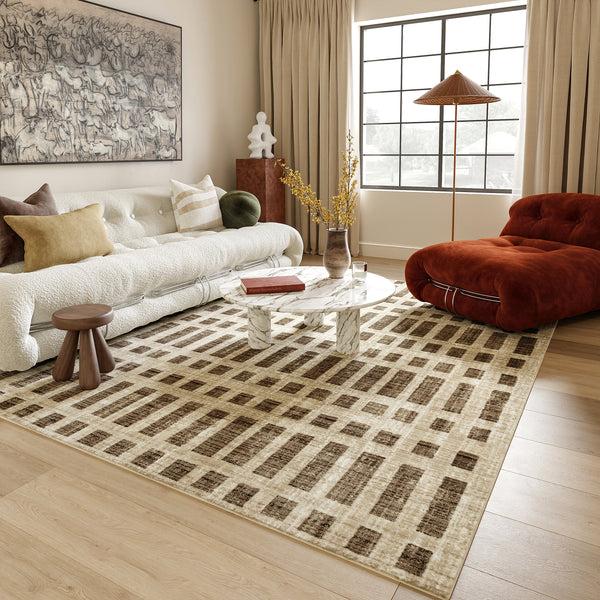 Nuloom Julies Striped Area Rug Beige