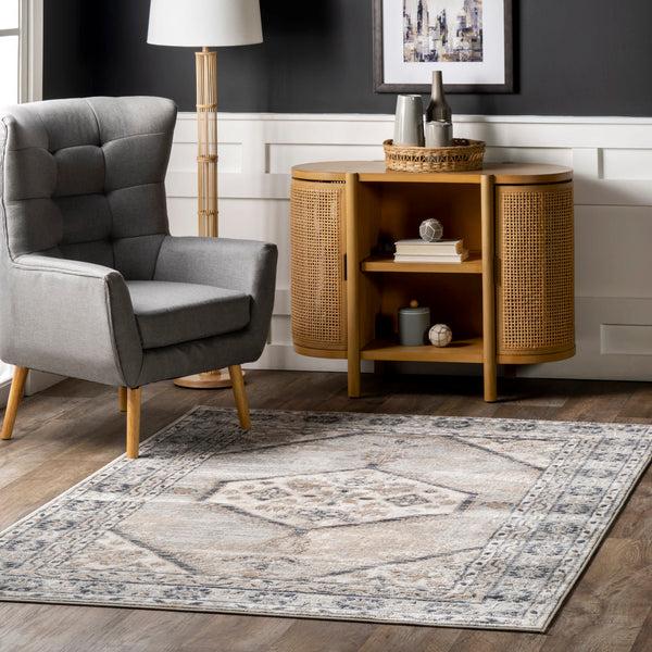 Nuloom June Persian Medallion Area Rug Beige