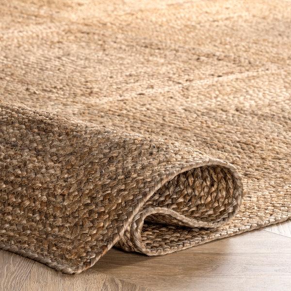 Nuloom Juniper Tiled Jute Area Rug Natural