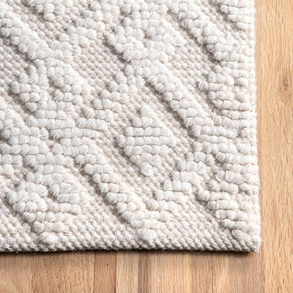 Nuloom Kadence Diamond Trellis Texture Ivory