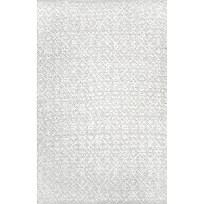 nuloom Kadence Diamond Trellis Texture Ivory