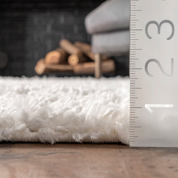 Nuloom Kara Shag Area Rug Ivory