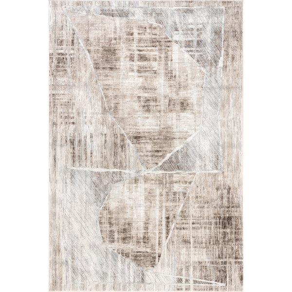 nuloom Karly Distressed Geometric Area Rug Beige