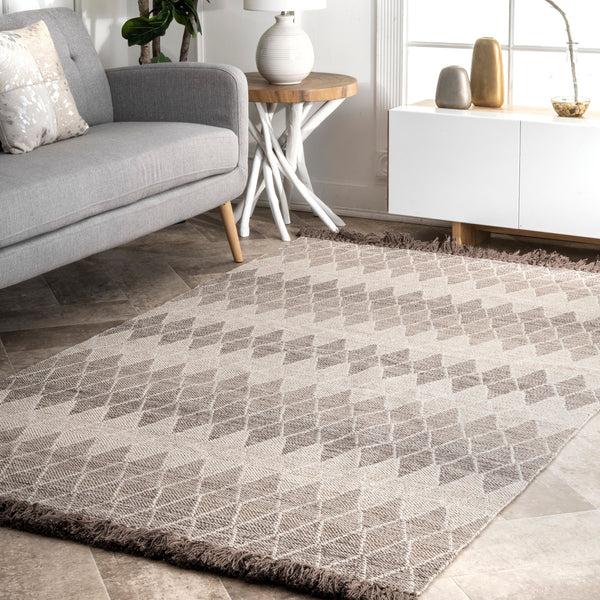 Nuloom Katelyn Ombre Trellis Brown