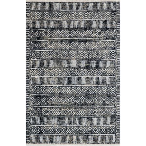nuloom Kattie Tribal Striped Fringe Area Rug Blue