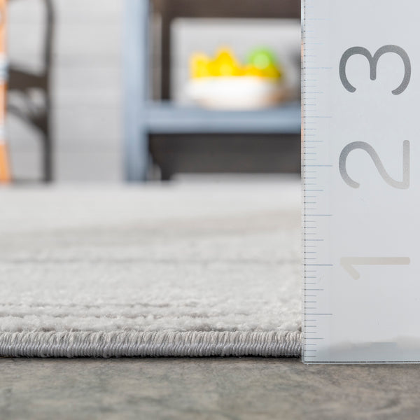 Nuloom Kiley Faded Serene Stripes Area Rug Gray