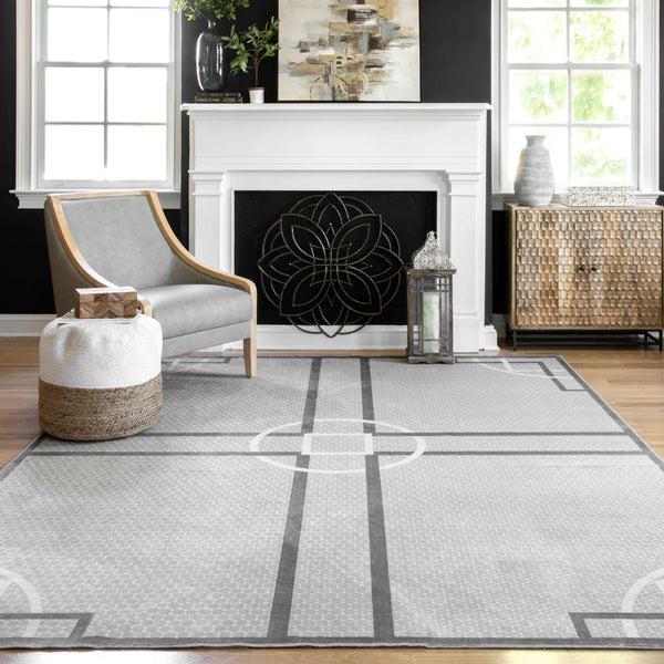 Nuloom Kimora Modern Deco Light Grey