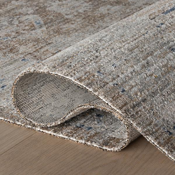 Nuloom Nuloom Kirelle Traditional Woven Floral Washable Rug Brown