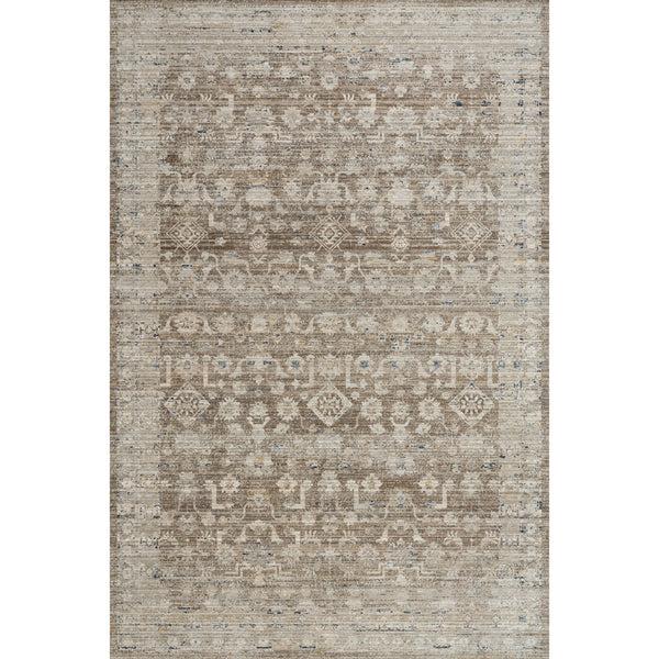 nuloom Nuloom Kirelle Traditional Woven Floral Washable Rug Brown