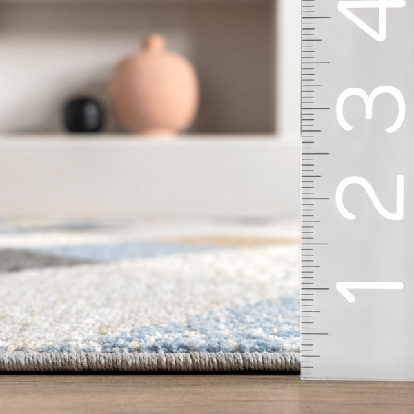 Nuloom Kirstine Diamond Lattice Area Rug Gray