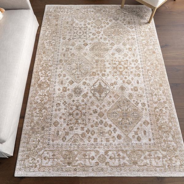 Nuloom Klyah Medallion Fringe Area Rug Taupe