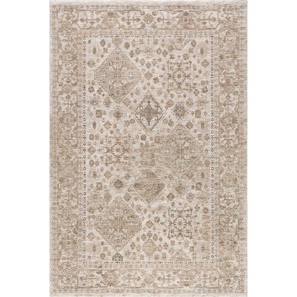 nuloom Klyah Medallion Fringe Area Rug Taupe