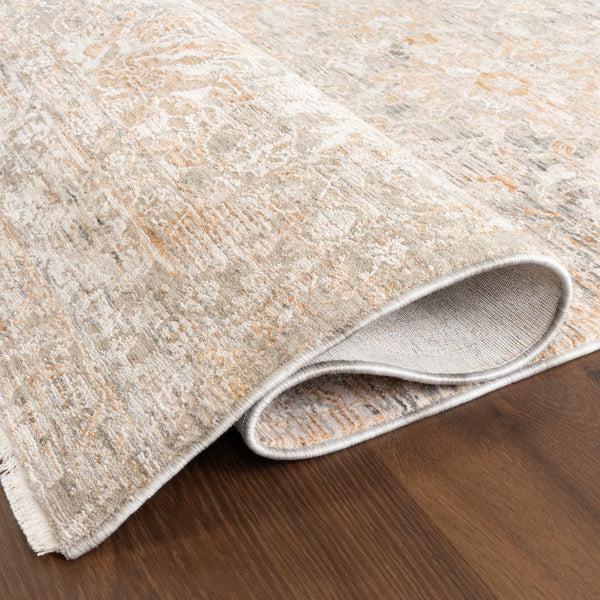 Nuloom Kriti Medallion Fringe Area Rug Taupe