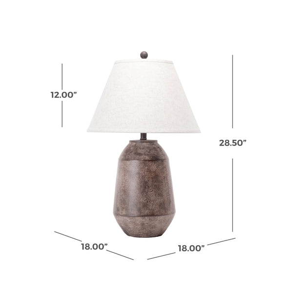 Nuloom Lagos 29" Resin Table Lamp Brown