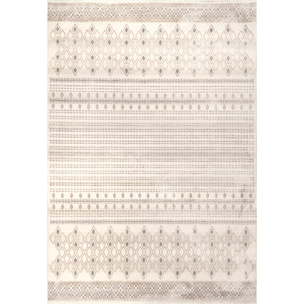 nuloom Lailah Tribal Trellis Area Rug Beige