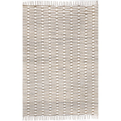 nuloom Lavena Printed Winged Trellis Beige