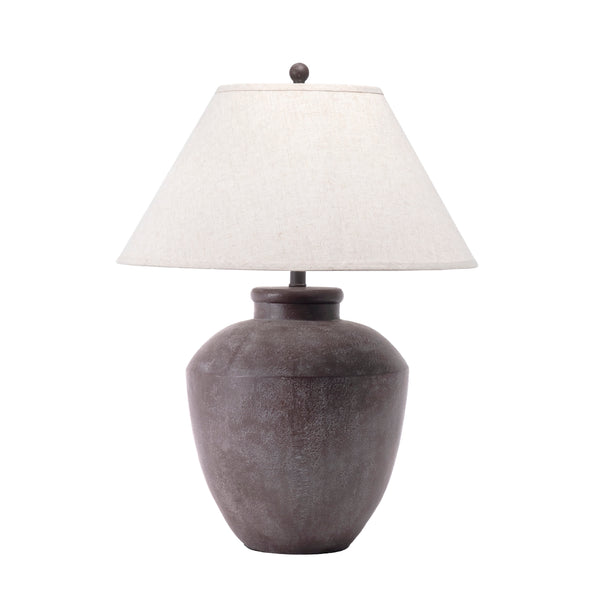 nuloom Lindos 30" Resin Table Lamp Gray
