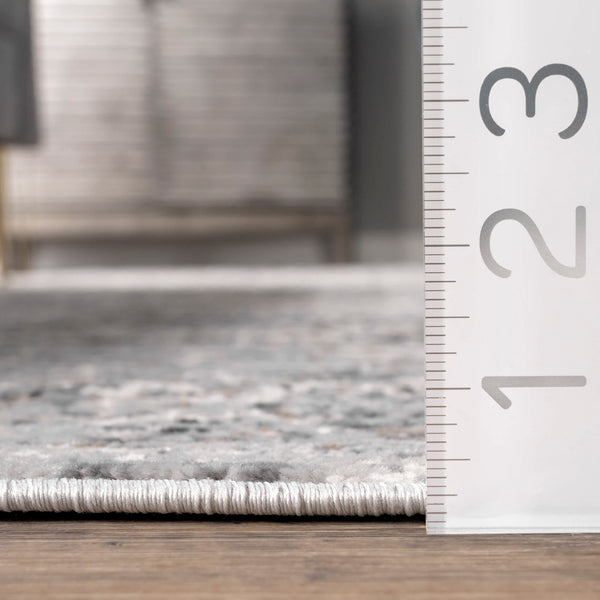 Nuloom Lola Distressed Medallion Area Rug Beige