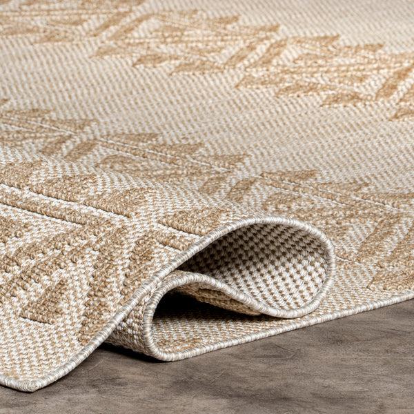Nuloom Lorri Tribal Indoor/Outdoor Area Rug Beige