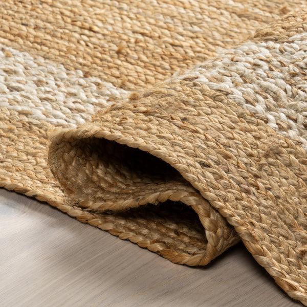 Nuloom Louisa Jute Bordered Area Rug Natural