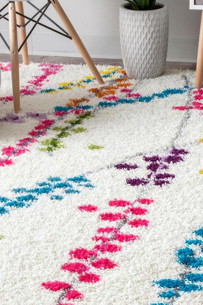 Nuloom Louvenia Abstract Shag Multi