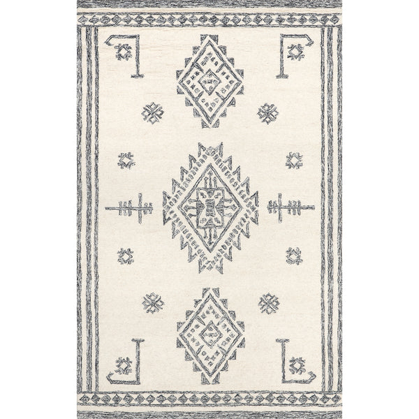 nuloom Luisa Southwestern Wool Area Rug Ivory