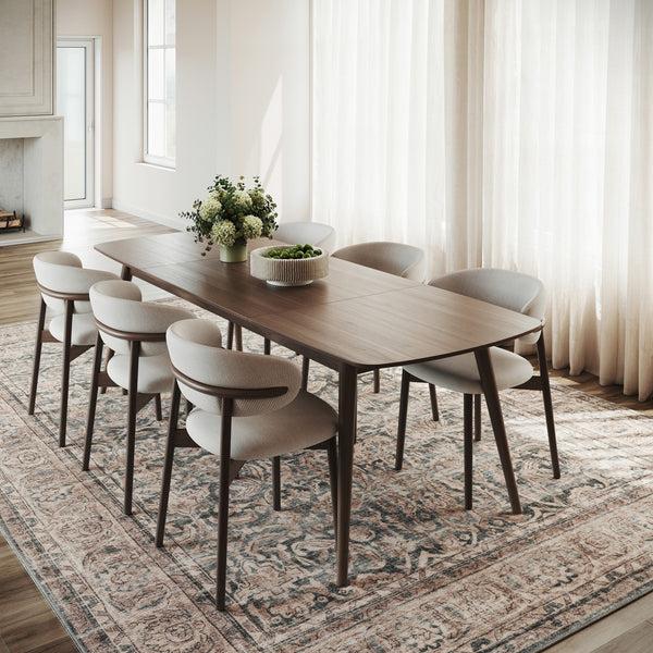 Nuloom Nuloom Luned Bordered Traditional Washable Area Rug Tan