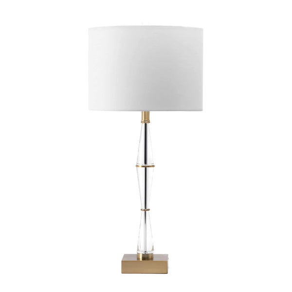 nuloom Lyon 31" Crystal Table Lamp Clear
