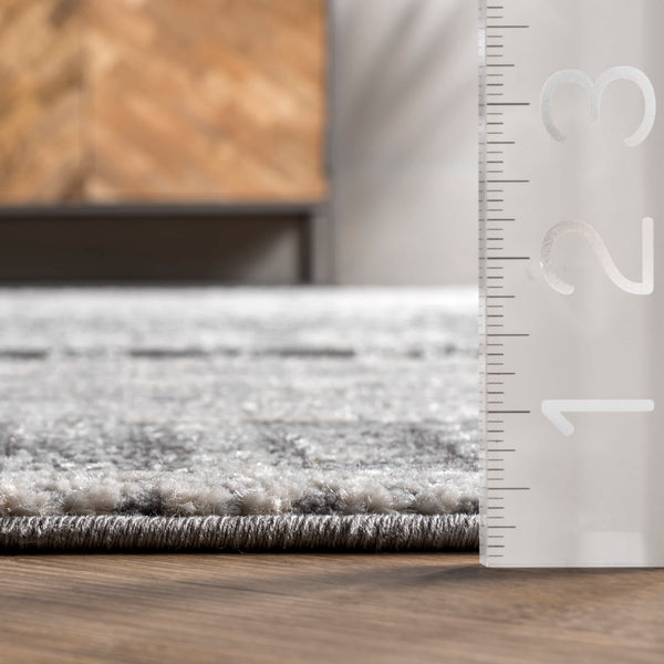 Nuloom Mabe Geometric Aztec Area Rug Ivory