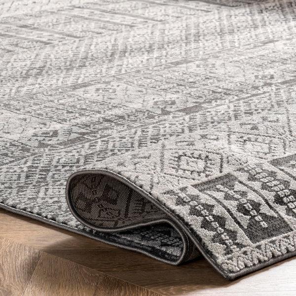 Nuloom Mabe Geometric Aztec Area Rug Ivory
