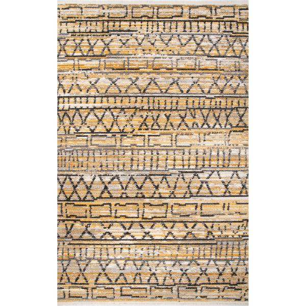 Nuloom Maisie Banded Tribal Blue