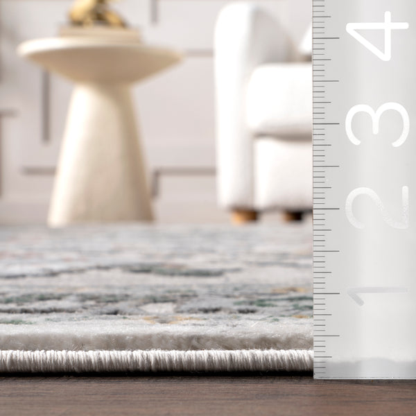 Nuloom Malinda Traditional Bordered Area Rug Beige