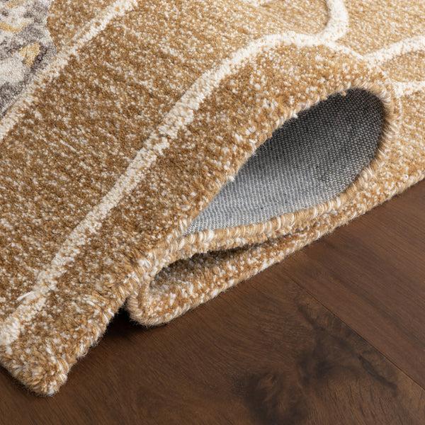 Nuloom Mana Abstract Wool Area Rug Beige