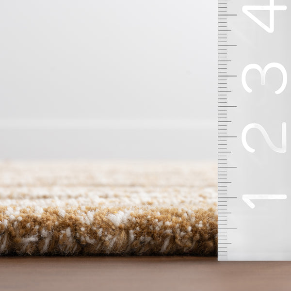 Nuloom Mana Abstract Wool Area Rug Beige