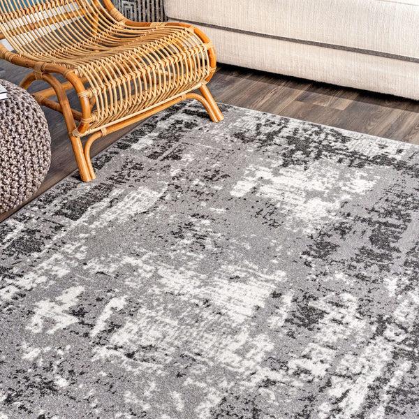 Nuloom Margot Strained Abstract Area Rug Grey