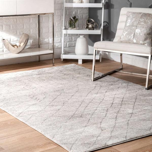 Nuloom Mariah Trellis Area Rug Grey