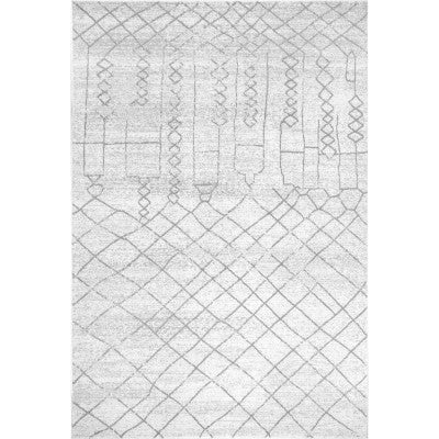 nuloom Mariah Trellis Area Rug Grey