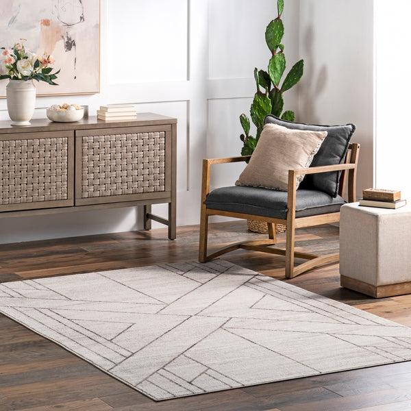 Nuloom Marian Modern Crossroads Area Rug Beige