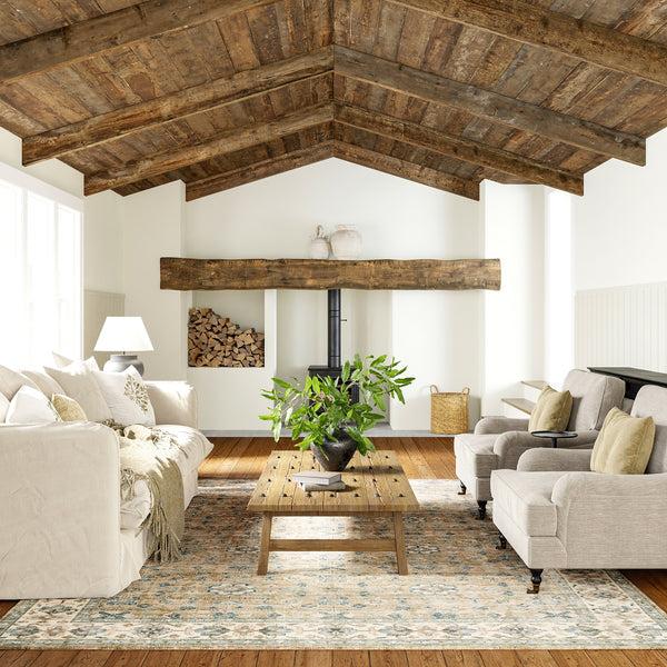 Nuloom Mariel Wool And Cotton Area Rug Blue