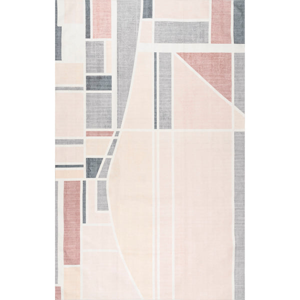 nuloom Marla Washable Graphic Area Rug Beige