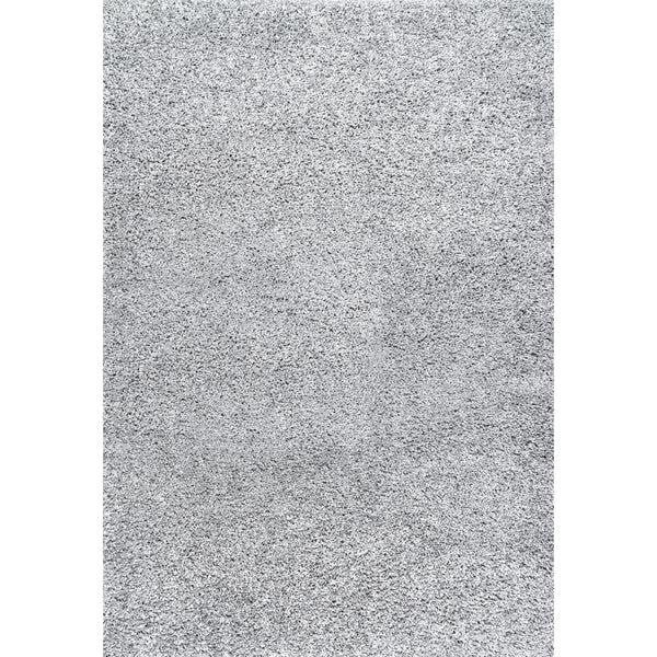 Nuloom Marleen Plush Shag Area Rug Silver