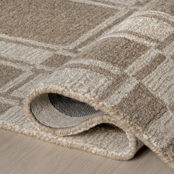 Nuloom Marlowe Bordered Wool Area Rug Beige