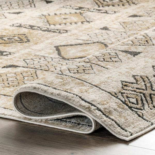 Nuloom Maryanne Geometric Aztec Area Rug Beige