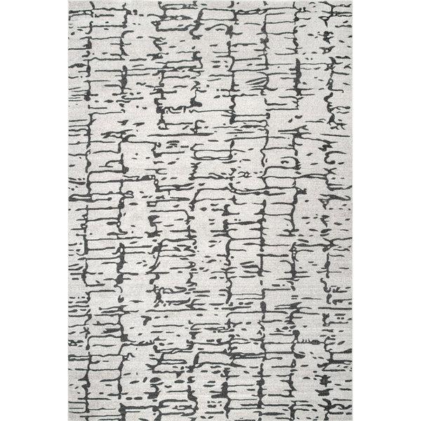 nuloom Maude Contemporary Abstract Area Rug Ivory